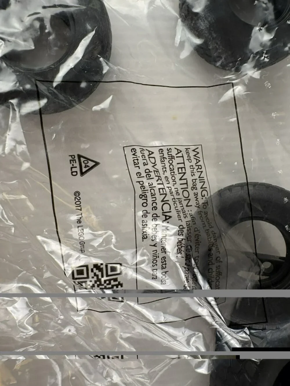 Lego Technic Ford Bronco 42213 REPLACEMENT BAG tires SEALED - Picture 2 of 2